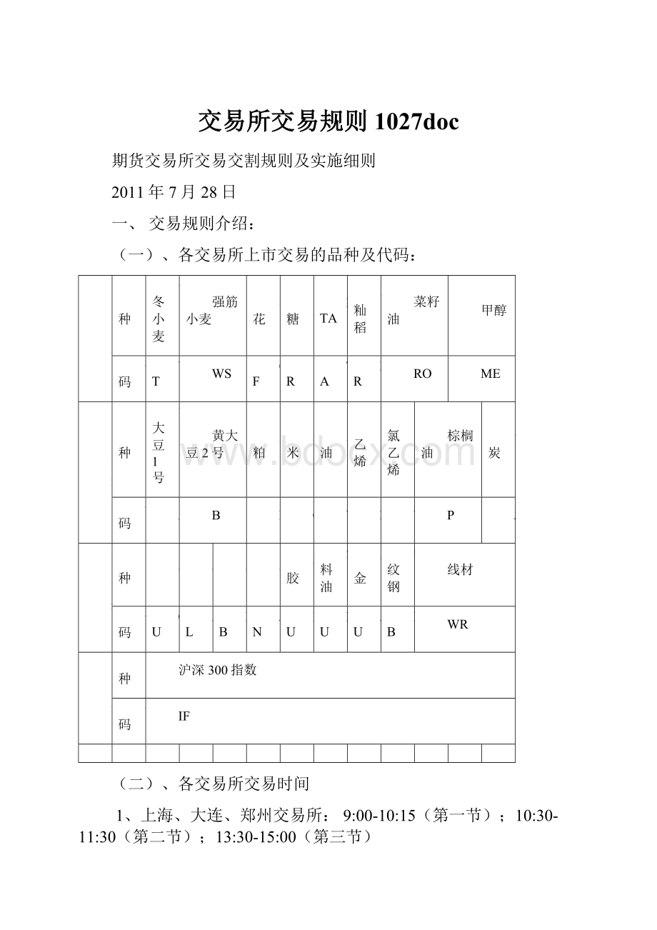 交易所交易规则1027doc.docx_第1页