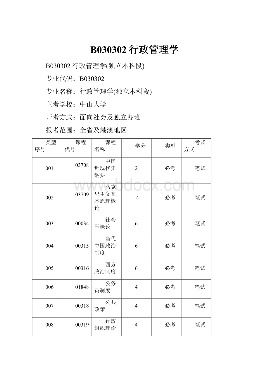 B030302行政管理学.docx