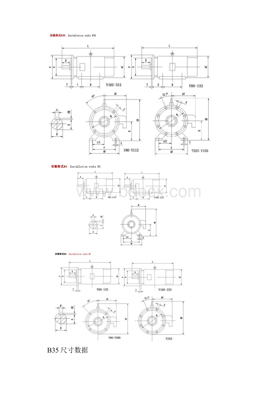 电动机型号参数表及电机轴键槽尺寸.docx_第3页