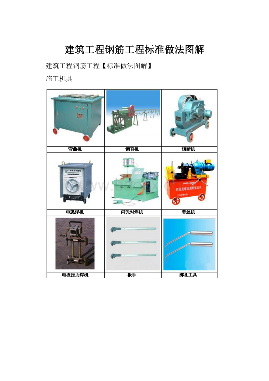 建筑工程钢筋工程标准做法图解.docx_第1页