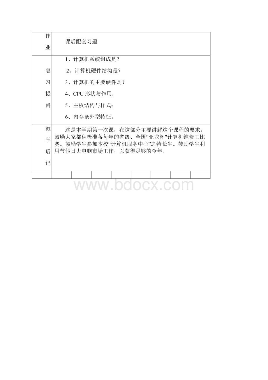 计算机组装与维护教案.docx_第2页