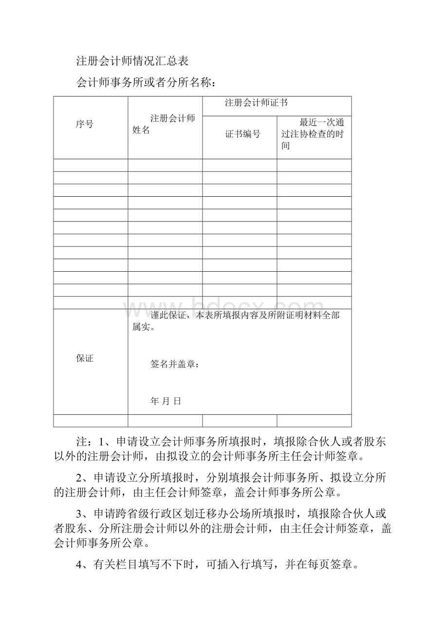 设立会计师事务所申请表.docx_第3页