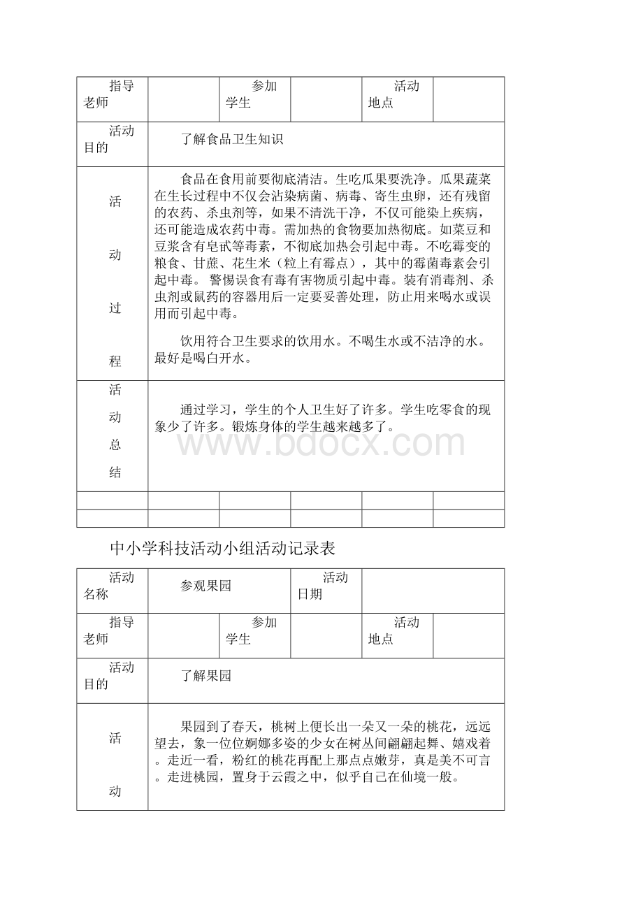 中小学科技活动小组活动记录表.docx_第2页