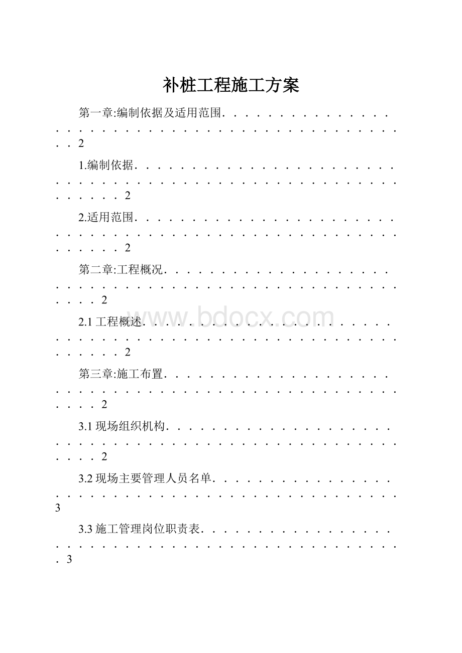 补桩工程施工方案.docx