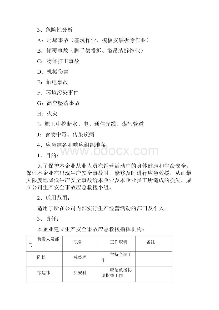 住宅小区施工安全应急预案.docx_第2页