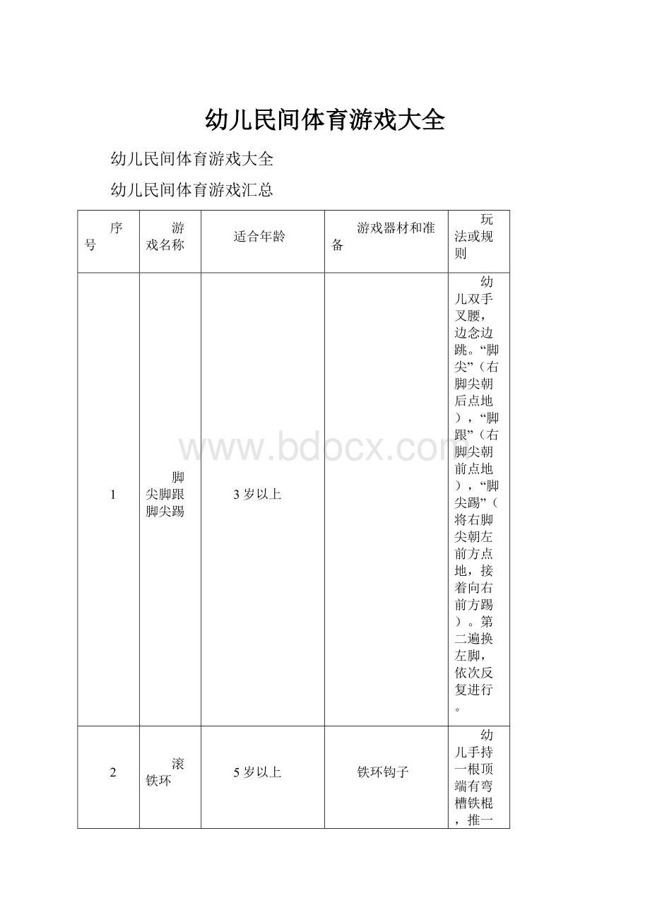 幼儿民间体育游戏大全.docx_第1页