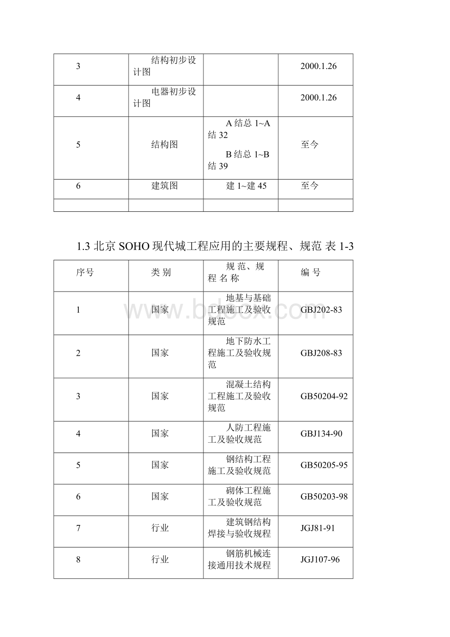 北京SOHO现代城工程施工组织设计方案.docx_第2页