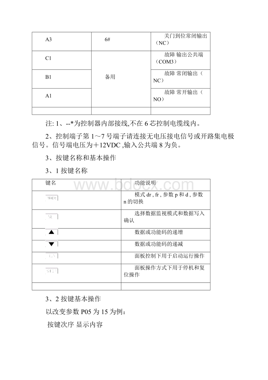 电梯门机调试说明书.docx_第3页