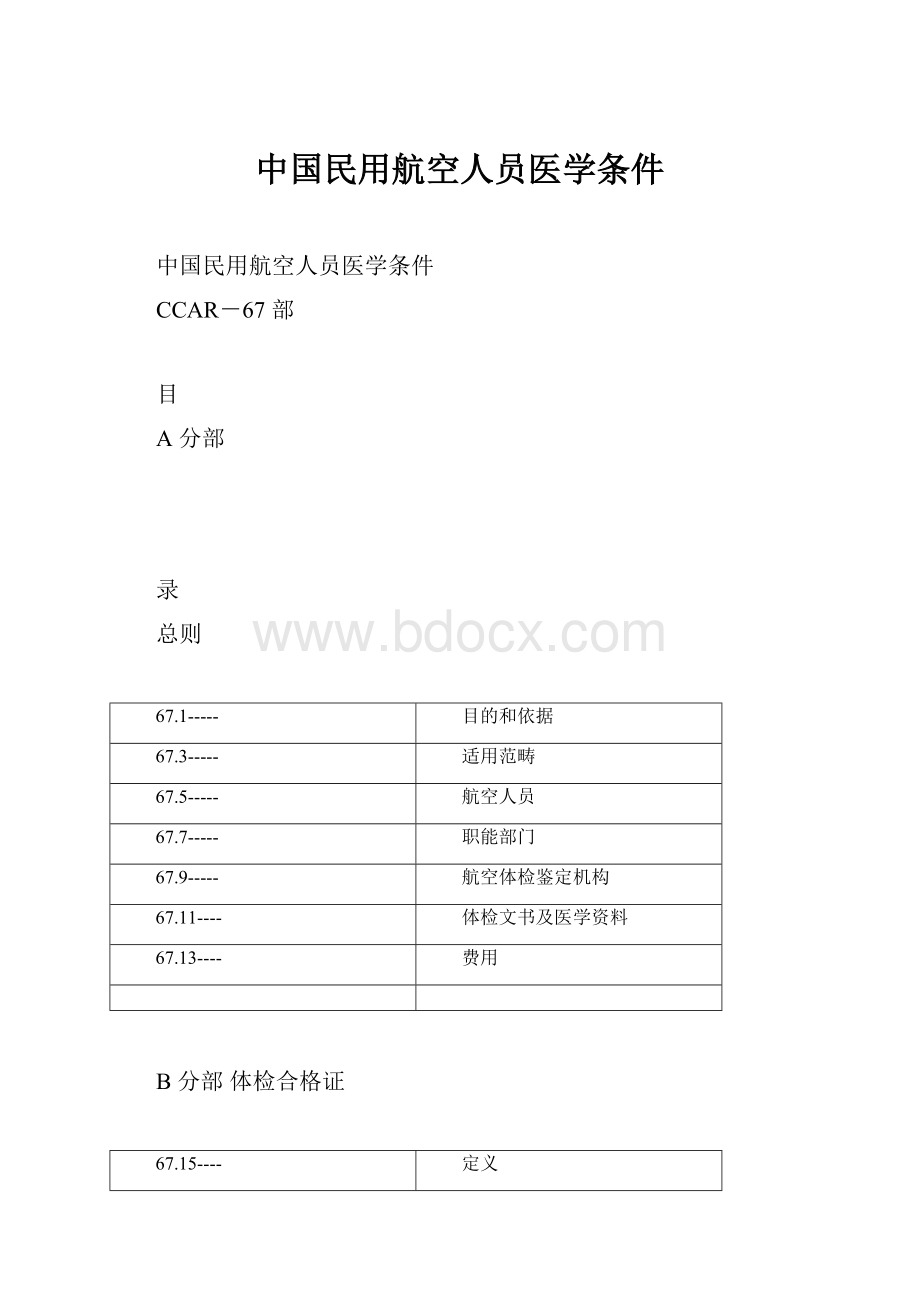 中国民用航空人员医学条件.docx