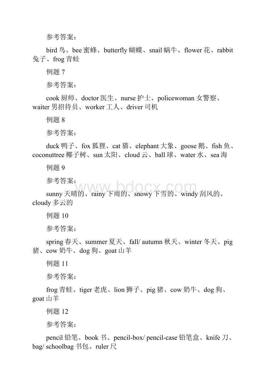 希望之星英语风采大赛小学A组看图说单词培训参赛题库附解答配套录音.docx_第2页