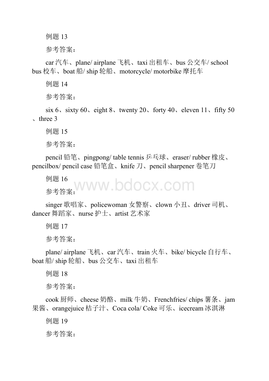 希望之星英语风采大赛小学A组看图说单词培训参赛题库附解答配套录音.docx_第3页