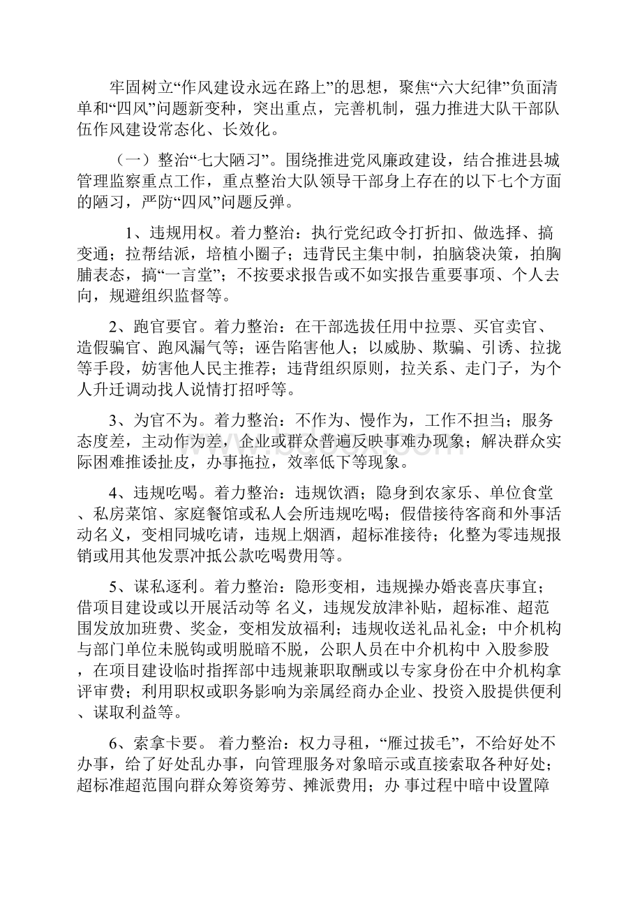 20xx年纠四风治陋习作风大提质主题活动方案.docx_第2页