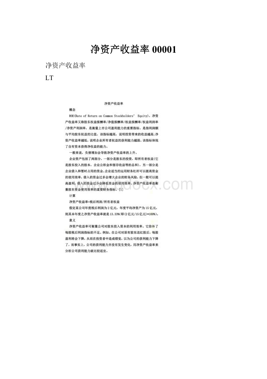 净资产收益率00001.docx_第1页