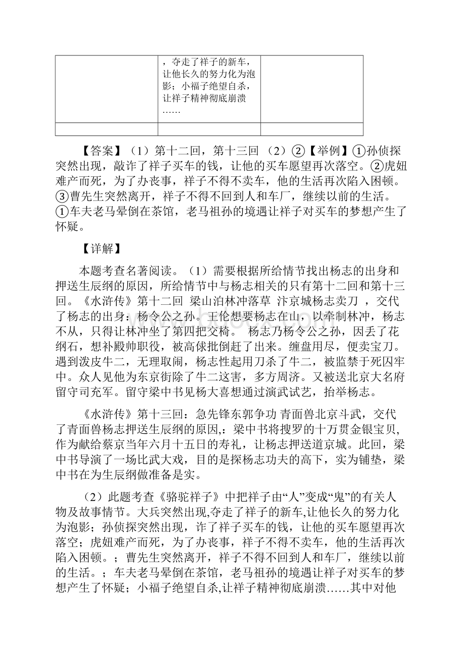 专题06名著阅读任务型阅读解析版备战中考语文之积累与运用新题型专练全国通用.docx_第2页