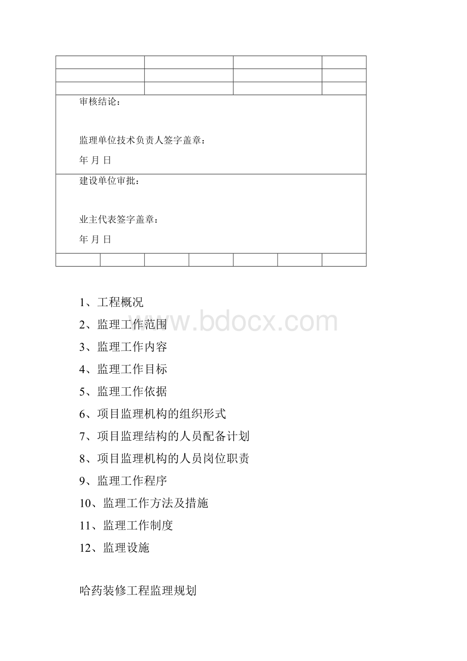 黑骑装饰装修工程监理规划.docx_第2页