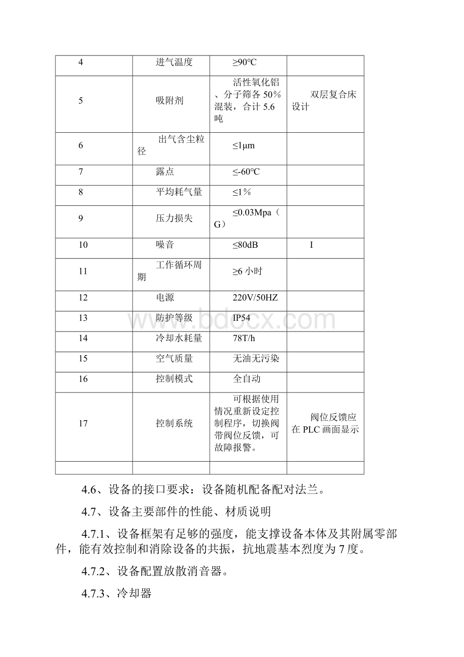 余热再生干燥器技术协议.docx_第3页