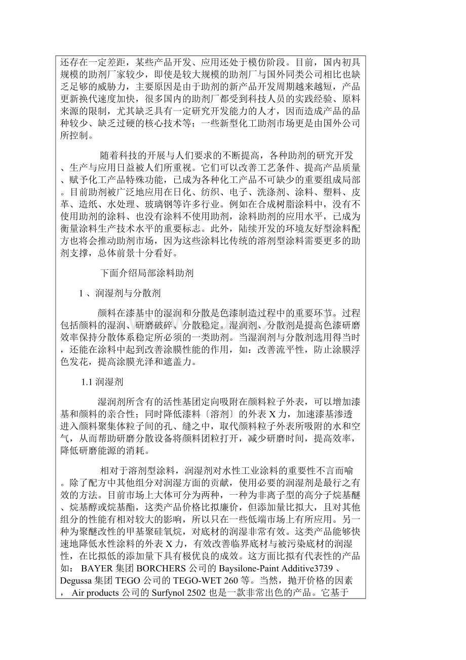 中国涂料助剂市场分析报告.docx_第2页