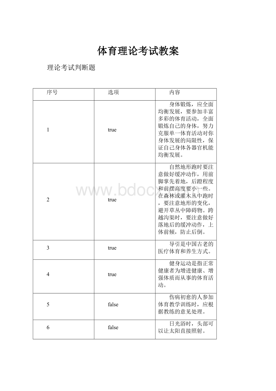 体育理论考试教案.docx_第1页