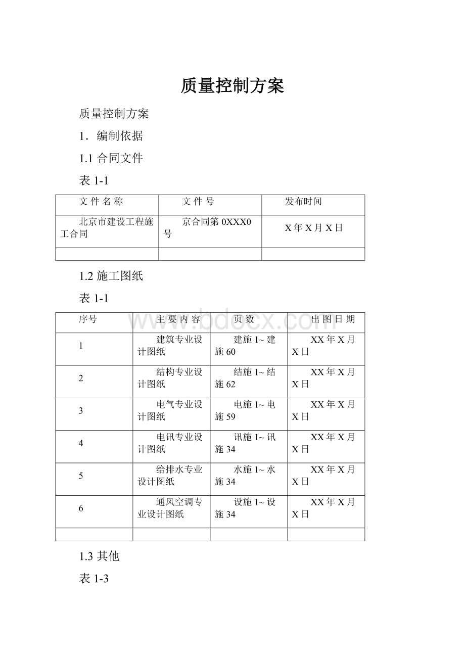 质量控制方案.docx