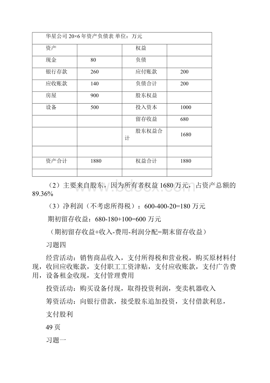 会计学上海财经大学出版社课后习题答案主编陈信元.docx_第3页