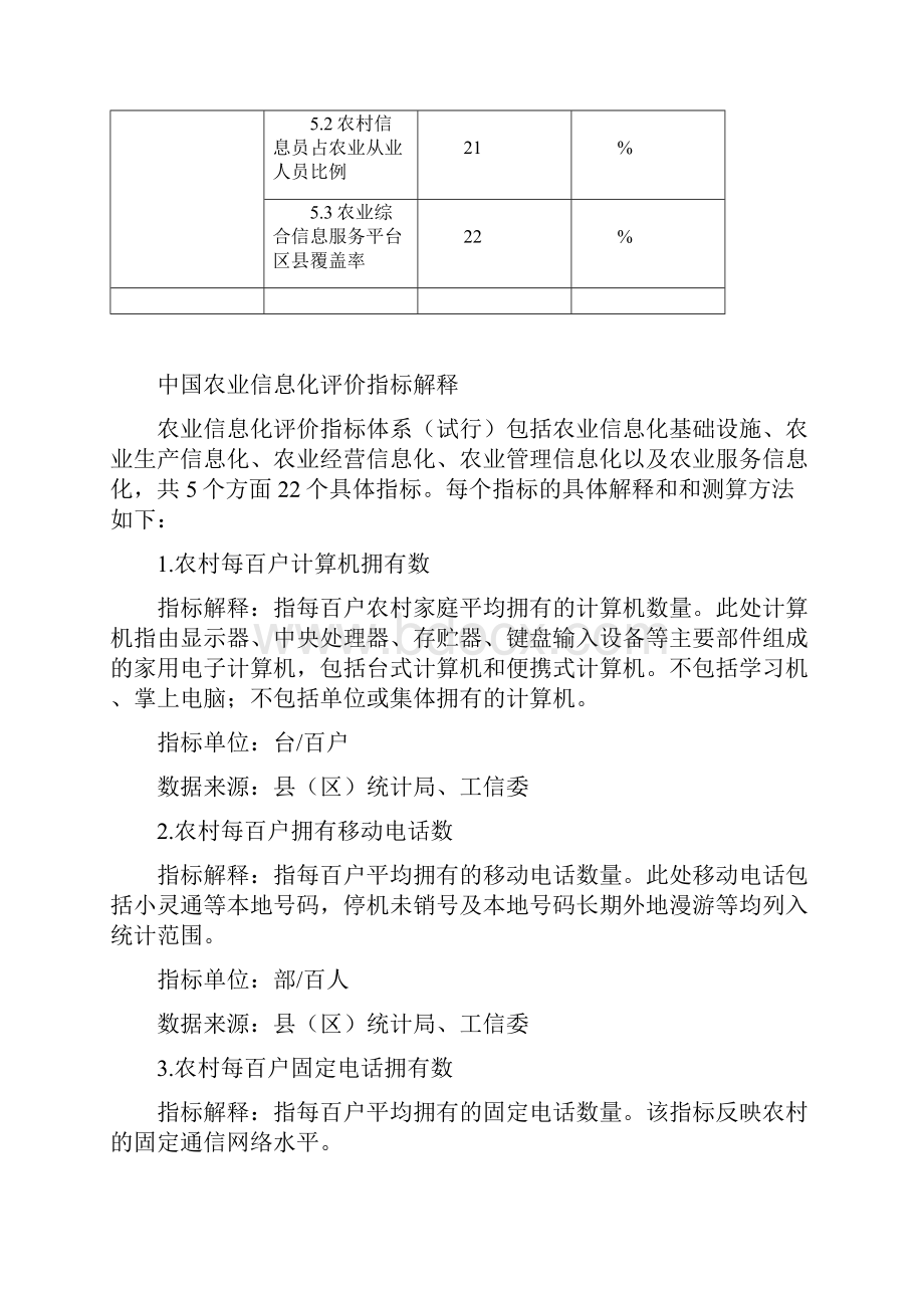 农业信息化评价指标体系试行.docx_第3页