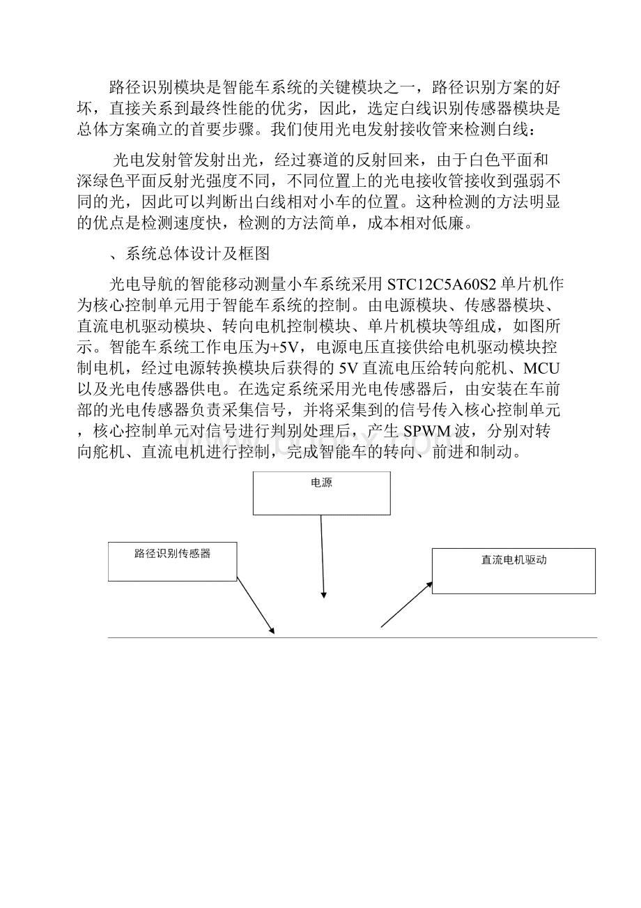 第四届光电设计大赛智能光电小车作品报告.docx_第2页