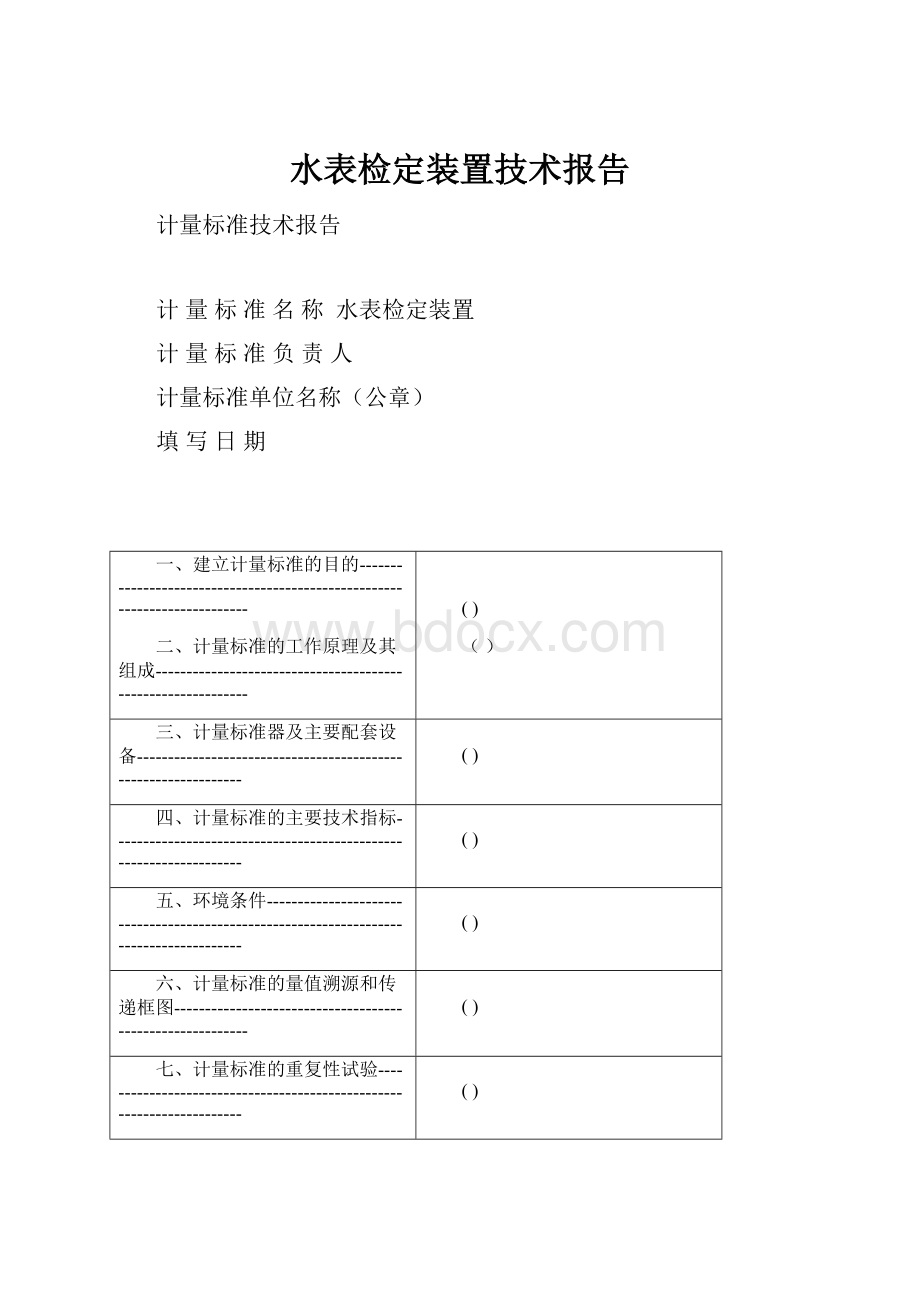 水表检定装置技术报告.docx_第1页