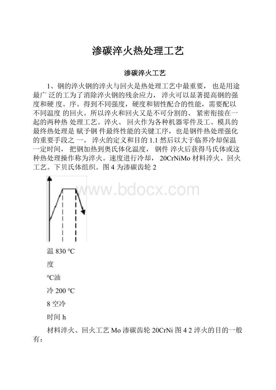 渗碳淬火热处理工艺.docx_第1页