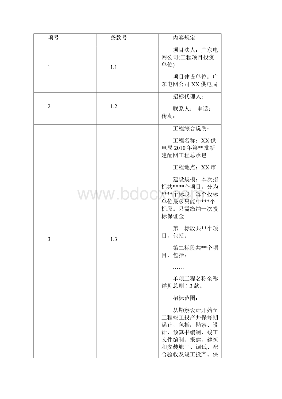 某供电局新建配网工程总承包招标文件doc 34页.docx_第2页