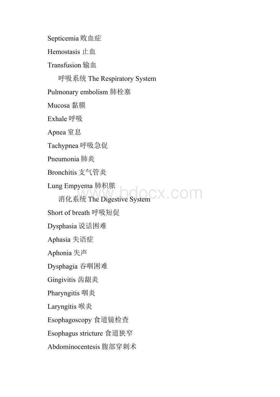 医学专业英语词汇大全.docx_第2页