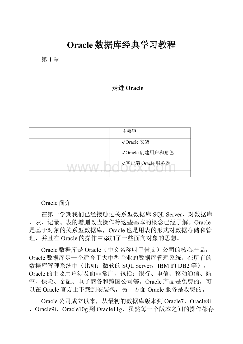 Oracle数据库经典学习教程.docx_第1页