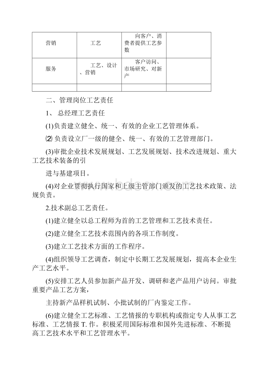 工艺部门岗位职责.docx_第2页