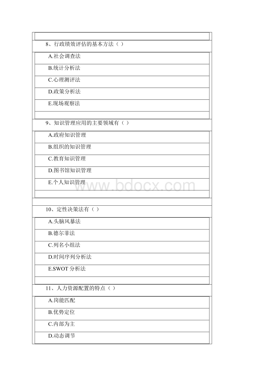 行政管理学题库.docx_第3页