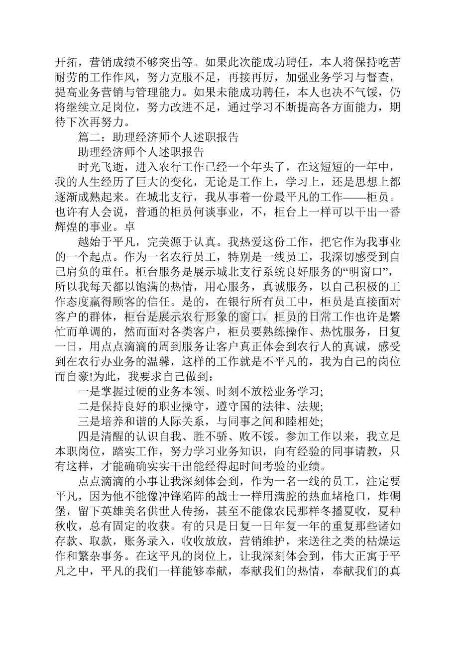 经济师述职报告.docx_第3页