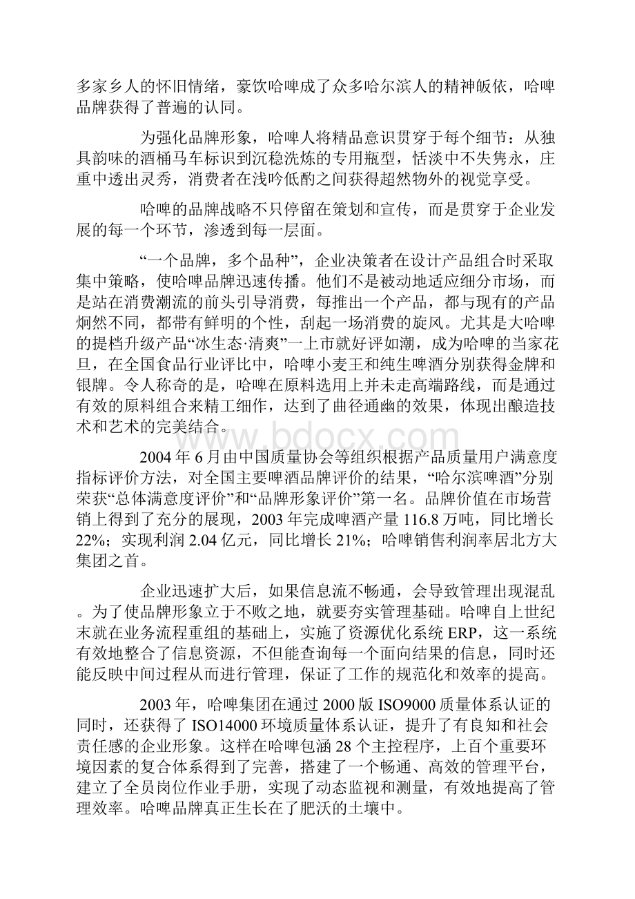 啤酒企业竞争成功案例解读.docx_第2页