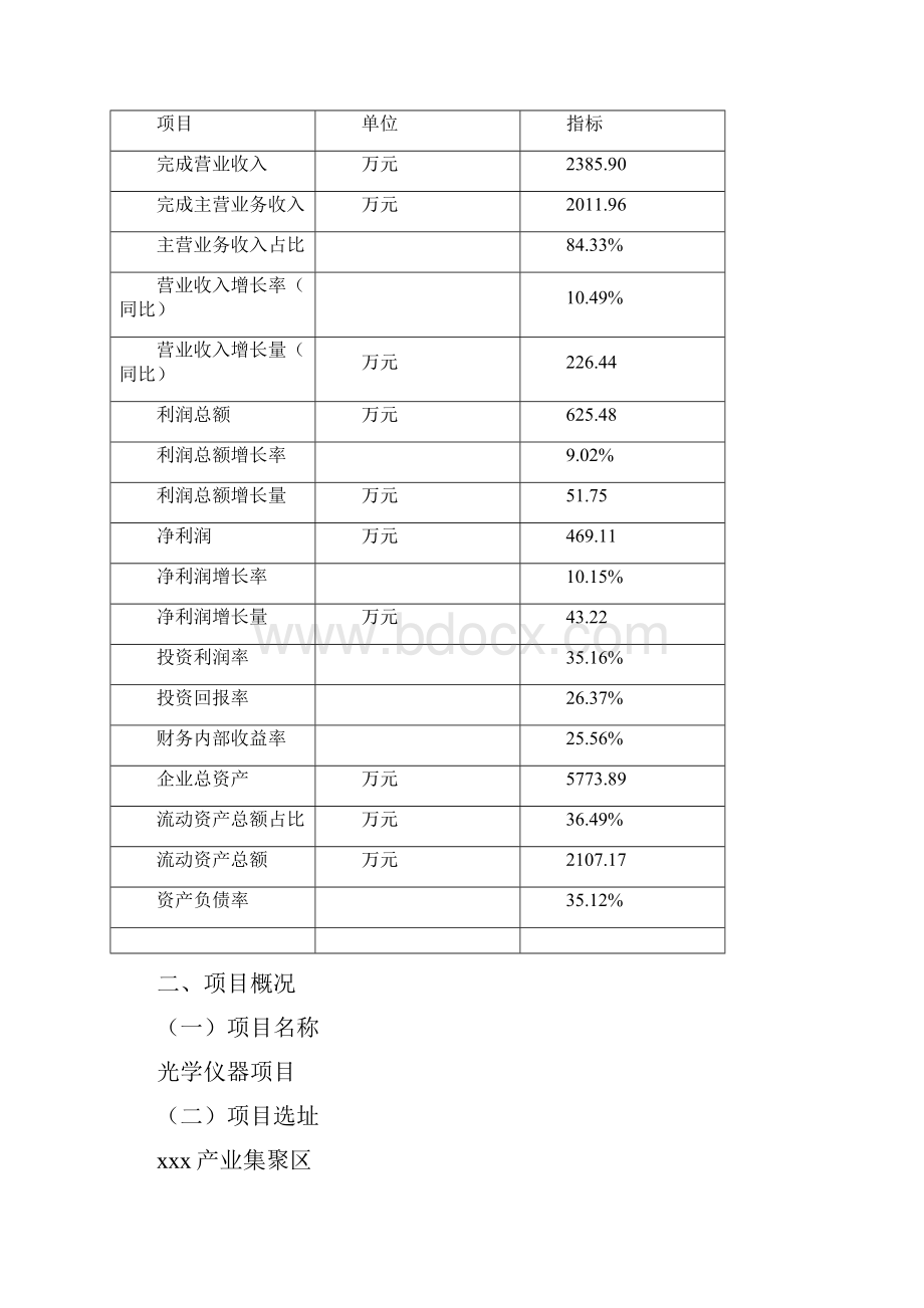 光学仪器项目可行性研究报告.docx_第3页