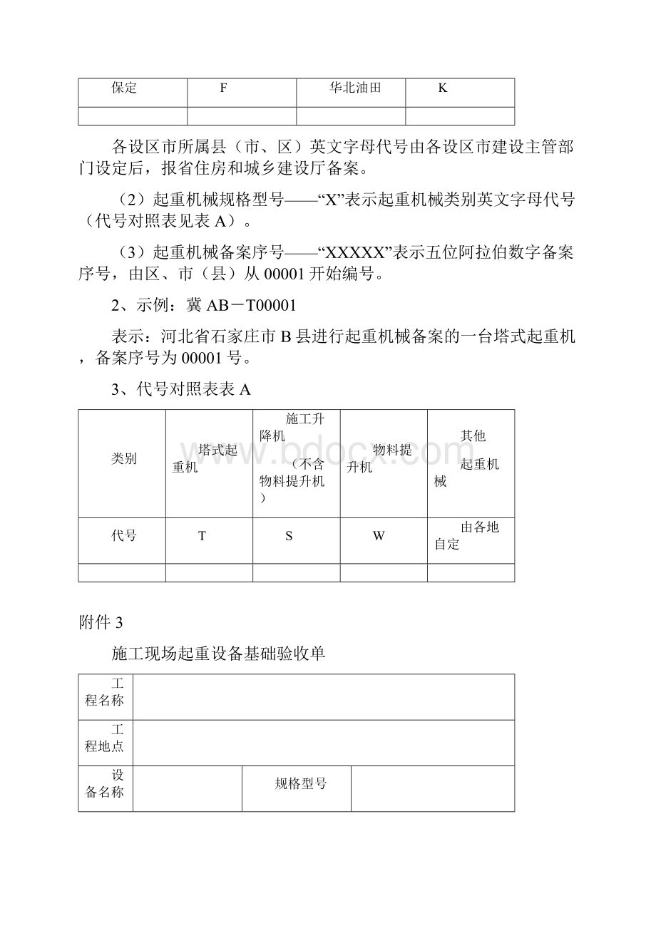 河北省起重机械设备备案表施工现场起重机械拆装告知单附件1161参考资料.docx_第3页