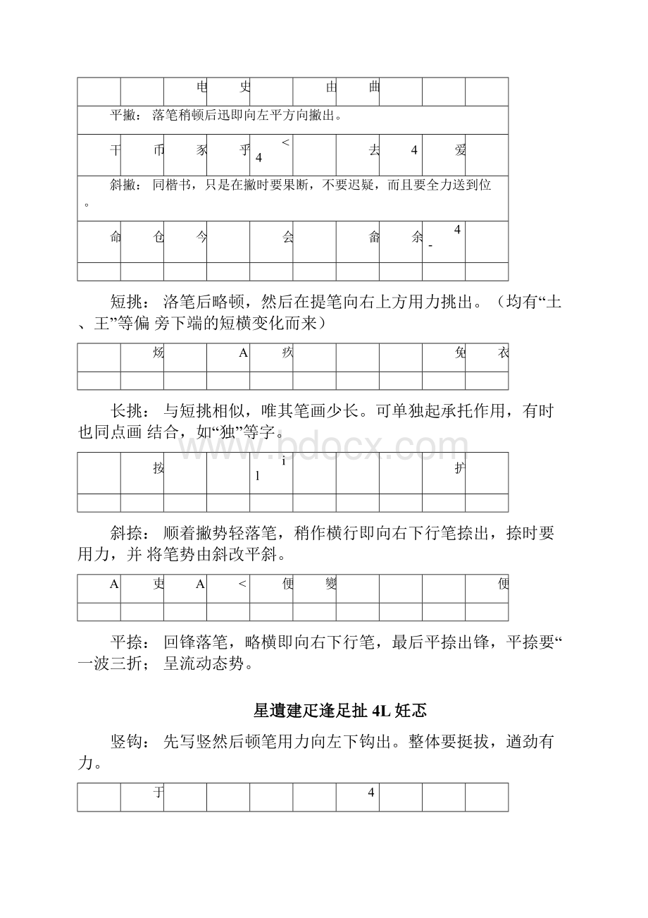 钢笔行书字帖 直接打印练习0613074352.docx_第2页