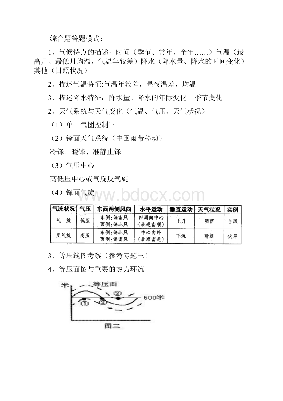 高考地理复习专题能力突破专题五大气运动基本原理.docx_第3页