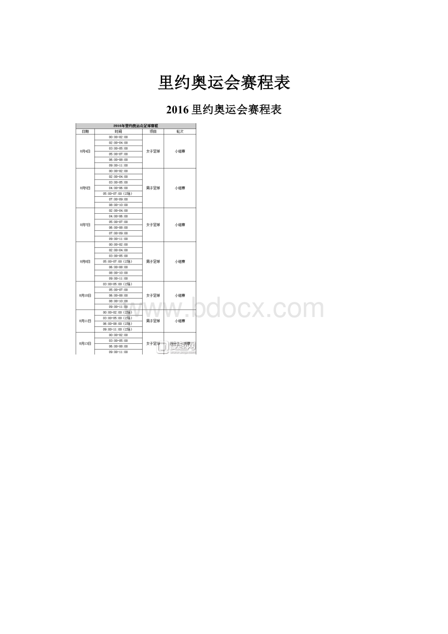 里约奥运会赛程表.docx_第1页