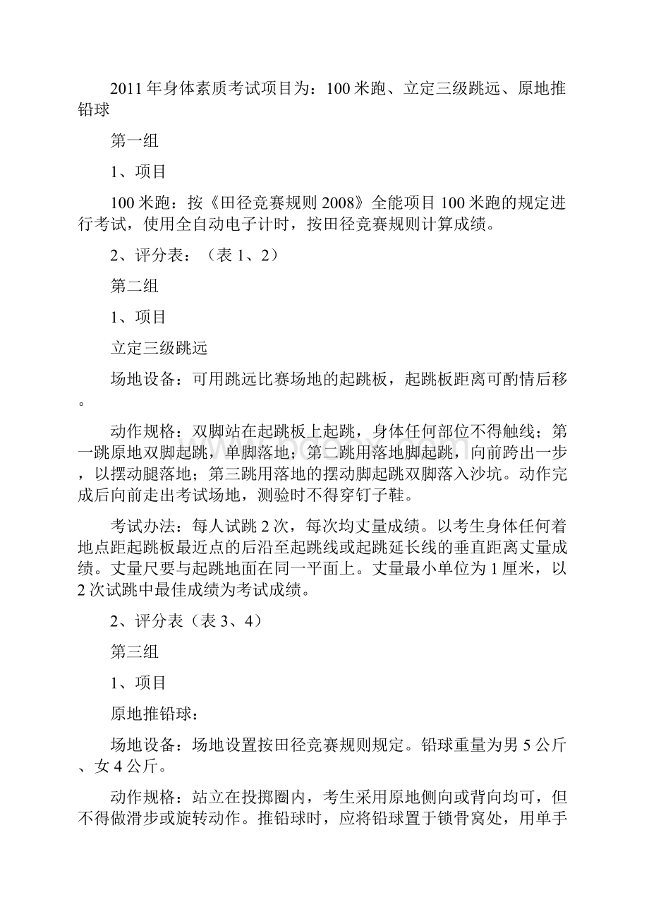 绩效考核体考评分标准.docx_第2页