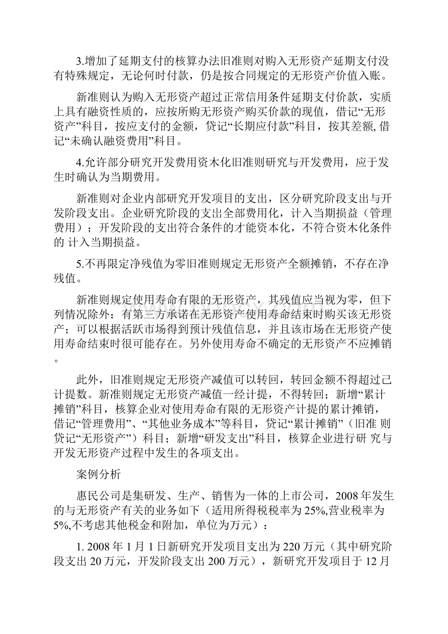 新企业所得税法对新会计准则下无形资产的实例分析.docx_第2页