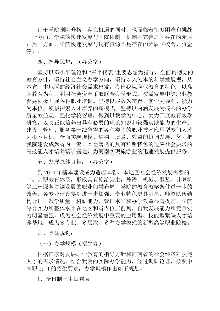 郑州旅游职业学院五年发展规划.docx_第3页