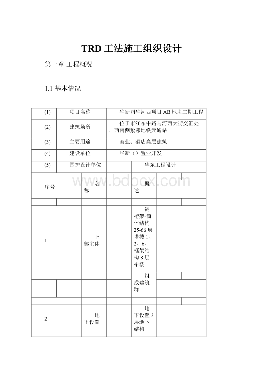 TRD工法施工组织设计.docx