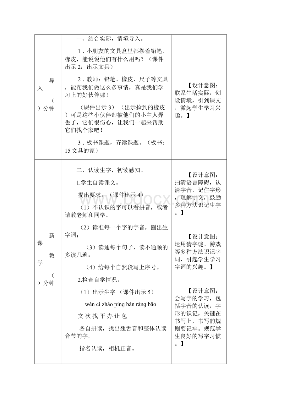 部编版一年级语文下册《文具的家》教案春季.docx_第2页