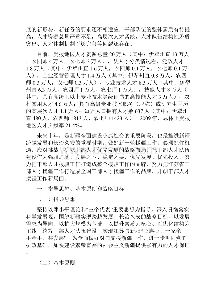 江苏省干部人才援疆规划.docx_第2页