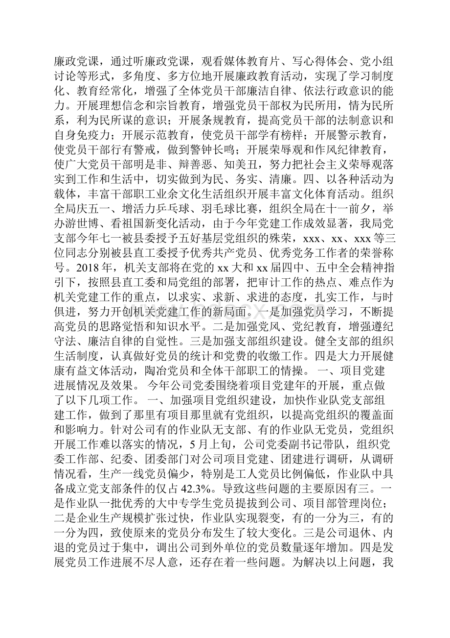 审计局机关党支部工作总结.docx_第2页