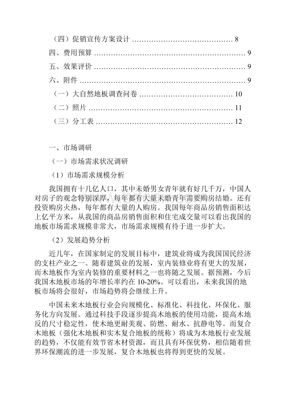 完整版大自然品牌地板区域市场推广营销策划方案.docx_第2页