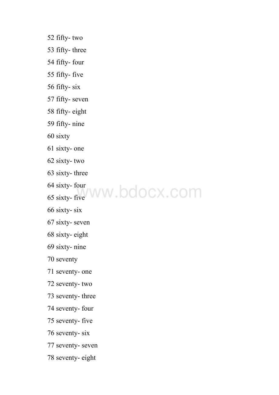 英语1100数字与数量1.docx_第3页