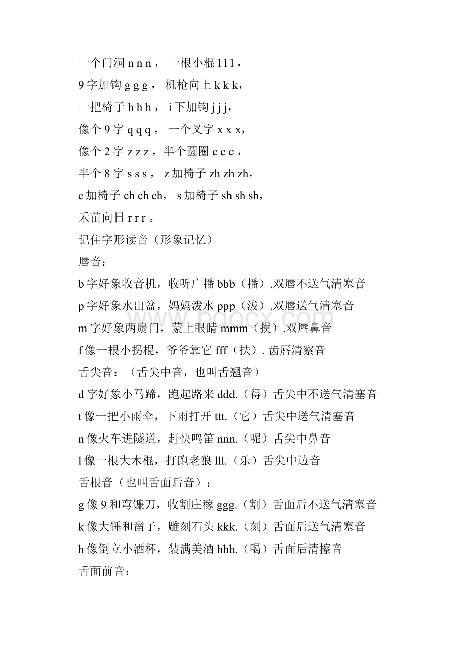 汉语拼音汉语拼音用处大识字读书需要它帮助学习普通话我们一起学好它.docx_第2页